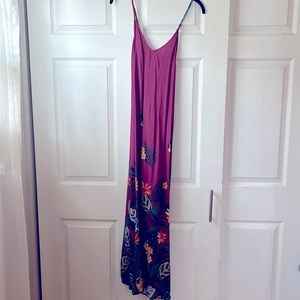 Cross Spaghetti Strap Maxi Dress